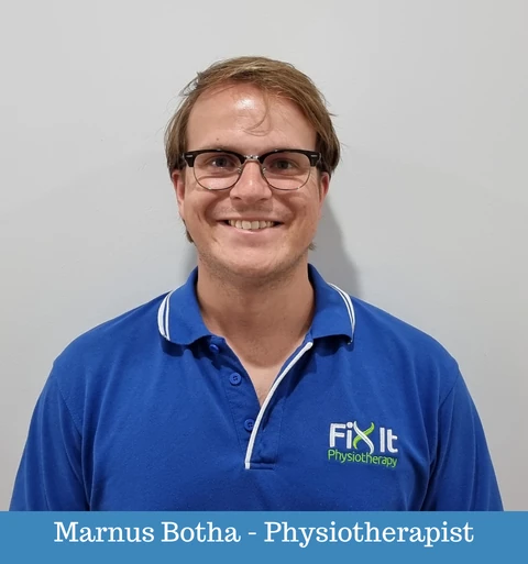 Physiotherapist Marnus Botha